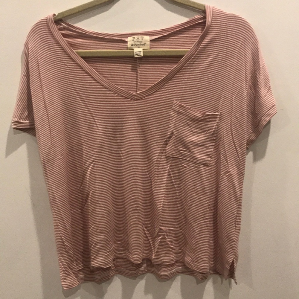 Urban outfitters striped soft oversized T